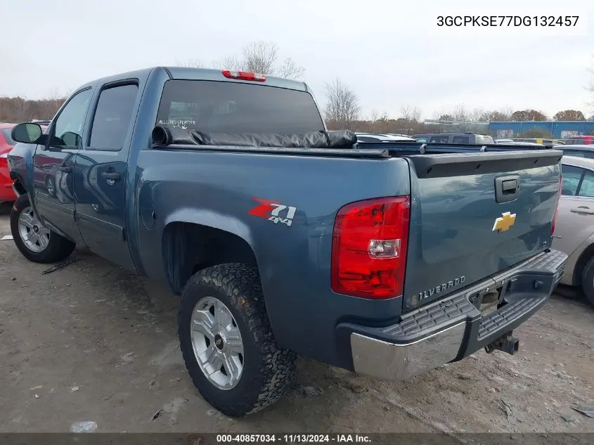 2013 Chevrolet Silverado 1500 Lt VIN: 3GCPKSE77DG132457 Lot: 40857034