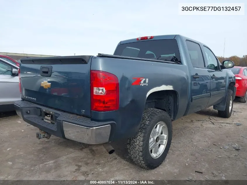 2013 Chevrolet Silverado 1500 Lt VIN: 3GCPKSE77DG132457 Lot: 40857034