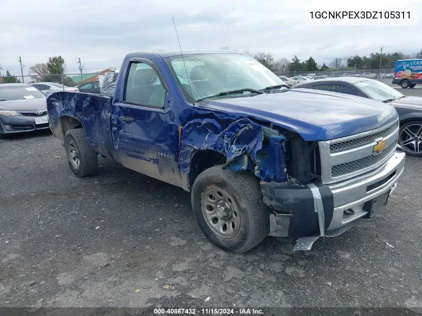 2013 Chevrolet Silverado 1500 Work Truck VIN: 1GCNKPEX3DZ105311 Lot: 40867432