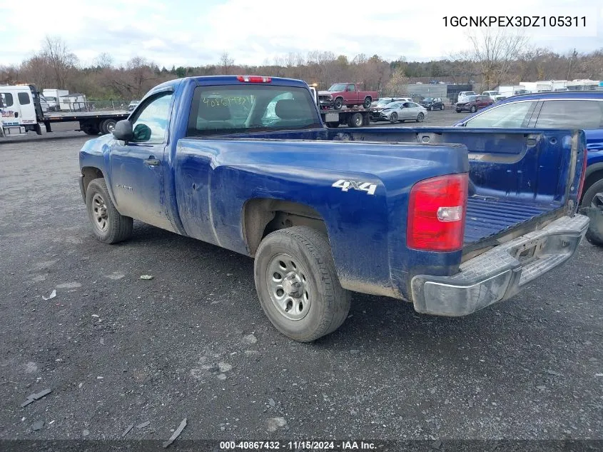 2013 Chevrolet Silverado 1500 Work Truck VIN: 1GCNKPEX3DZ105311 Lot: 40867432