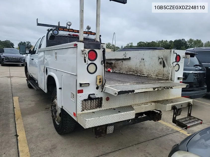 2013 Chevrolet Silverado 3500Hd Work Truck VIN: 1GB5CZEGXDZ248110 Lot: 40896987