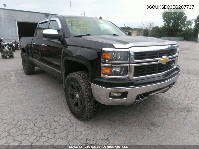 2014 Chevrolet Silverado VIN: 3GCUKSEC3EG207737 Lot: 12063362