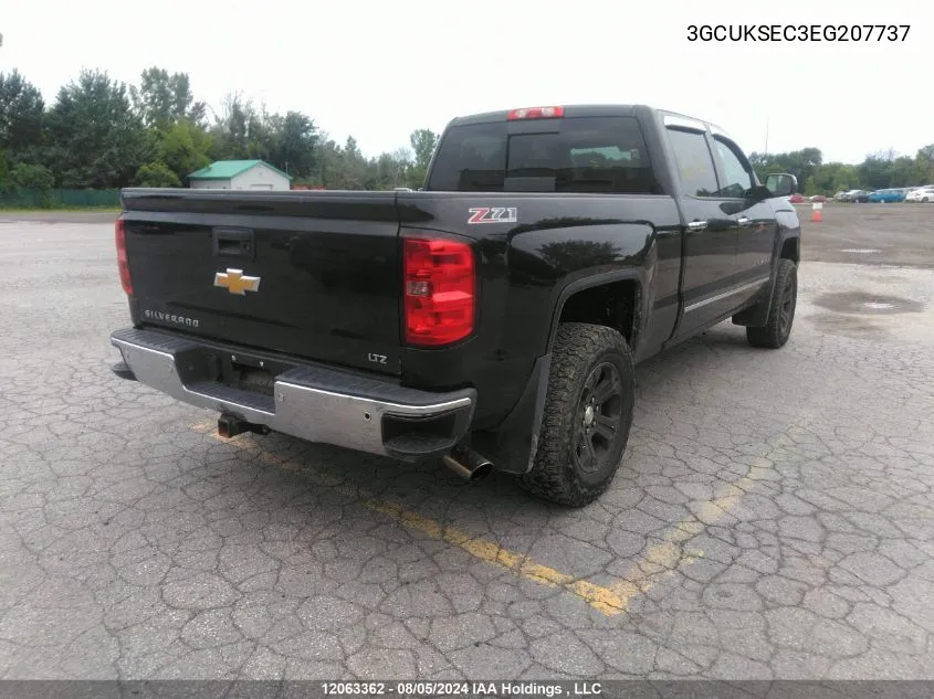 2014 Chevrolet Silverado VIN: 3GCUKSEC3EG207737 Lot: 12063362