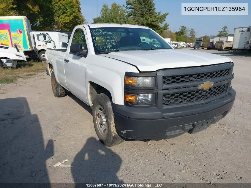 2014 Chevrolet Silverado C1500 VIN: 1GCNCPEH1EZ135964 Lot: 12067607