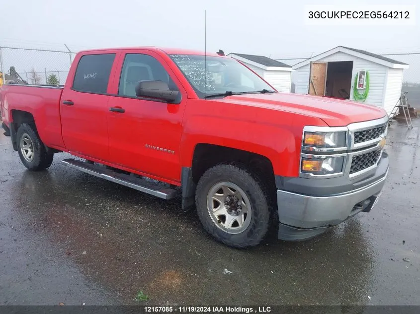 2014 Chevrolet Silverado 1500 VIN: 3GCUKPEC2EG564212 Lot: 12157085