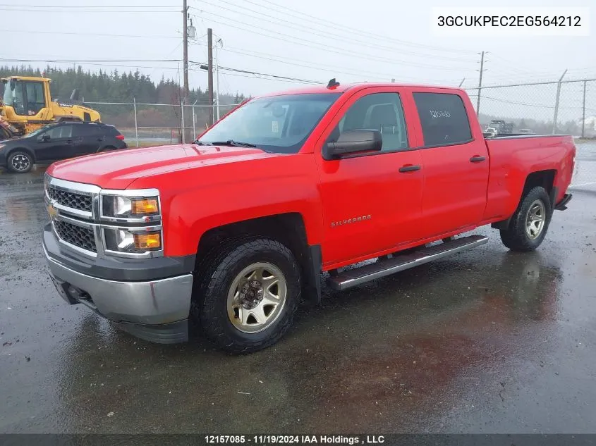 2014 Chevrolet Silverado 1500 VIN: 3GCUKPEC2EG564212 Lot: 12157085