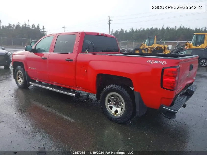 2014 Chevrolet Silverado 1500 VIN: 3GCUKPEC2EG564212 Lot: 12157085