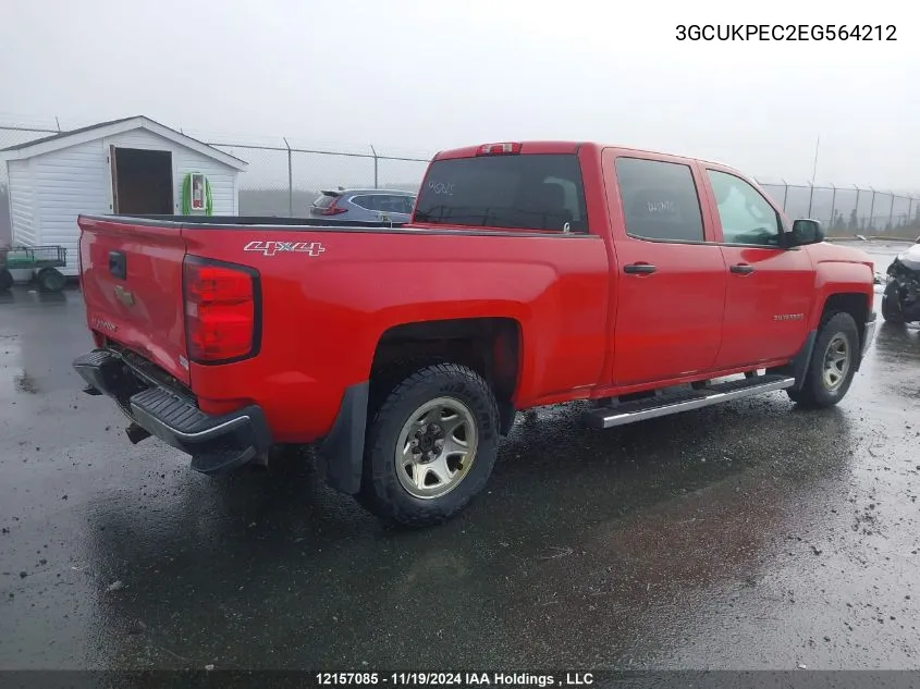 2014 Chevrolet Silverado 1500 VIN: 3GCUKPEC2EG564212 Lot: 12157085