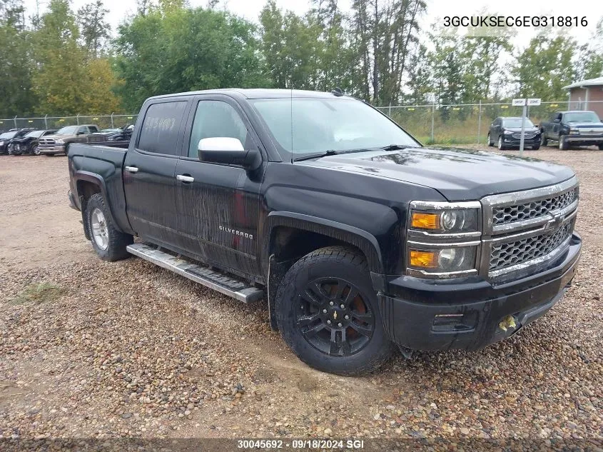 3GCUKSEC6EG318816 2014 Chevrolet Silverado K1500 Ltz