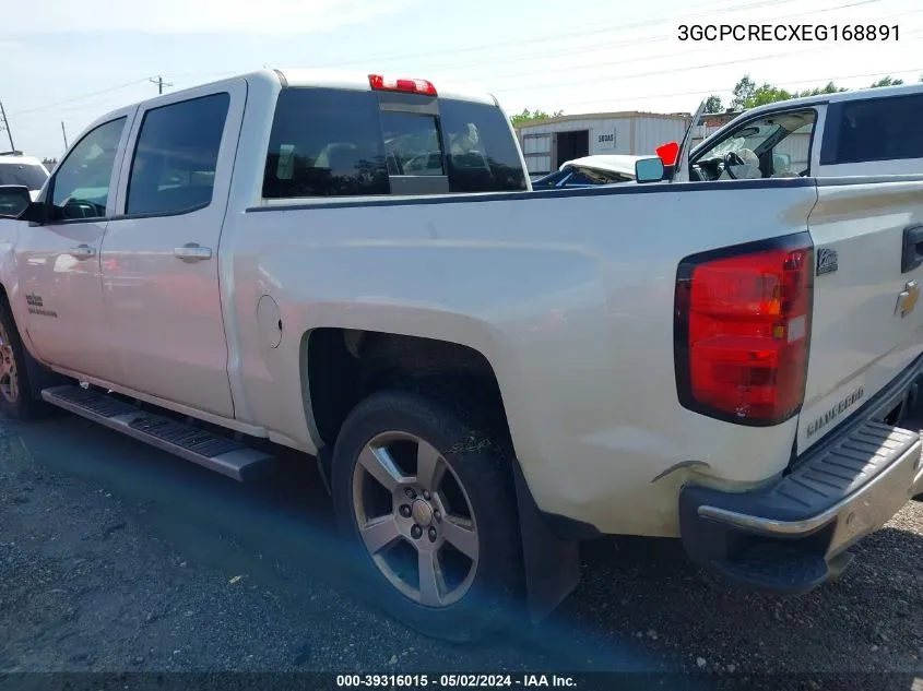 3GCPCRECXEG168891 2014 Chevrolet Silverado 1500 1Lt