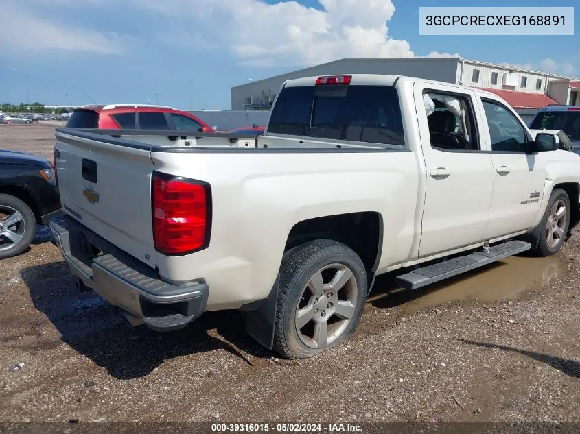 2014 Chevrolet Silverado 1500 1Lt VIN: 3GCPCRECXEG168891 Lot: 39316015