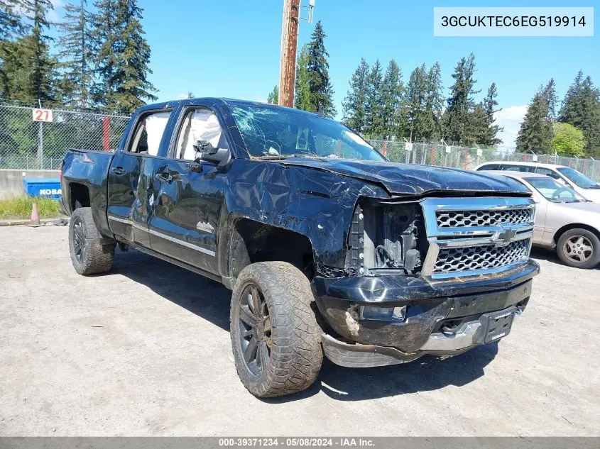 2014 Chevrolet Silverado 1500 High Country VIN: 3GCUKTEC6EG519914 Lot: 39371234