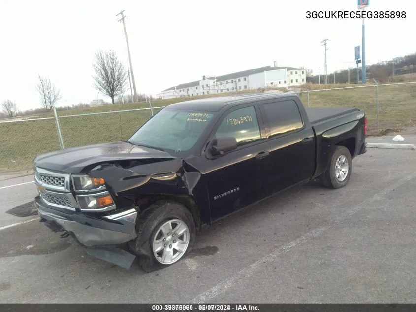 2014 Chevrolet Silverado 1500 1Lt VIN: 3GCUKREC5EG385898 Lot: 39375060