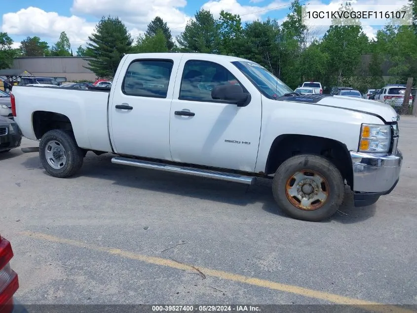 2014 Chevrolet Silverado 2500Hd Work Truck VIN: 1GC1KVCG3EF116107 Lot: 39527400