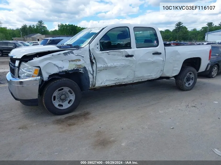 2014 Chevrolet Silverado 2500Hd Work Truck VIN: 1GC1KVCG3EF116107 Lot: 39527400