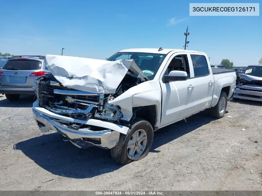 2014 Chevrolet Silverado 1500 2Lt VIN: 3GCUKREC0EG126171 Lot: 39547924