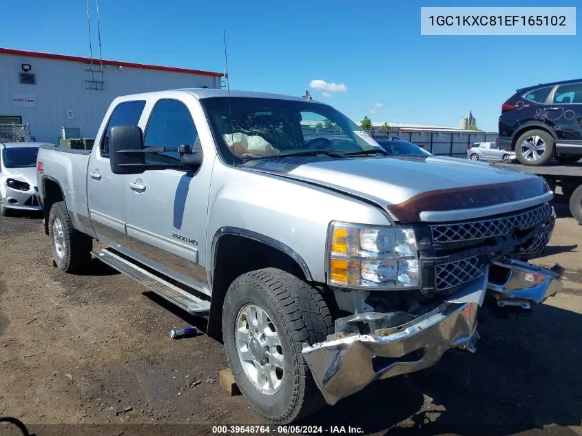 1GC1KXC81EF165102 2014 Chevrolet Silverado 2500Hd Lt