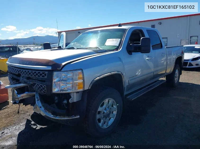 1GC1KXC81EF165102 2014 Chevrolet Silverado 2500Hd Lt