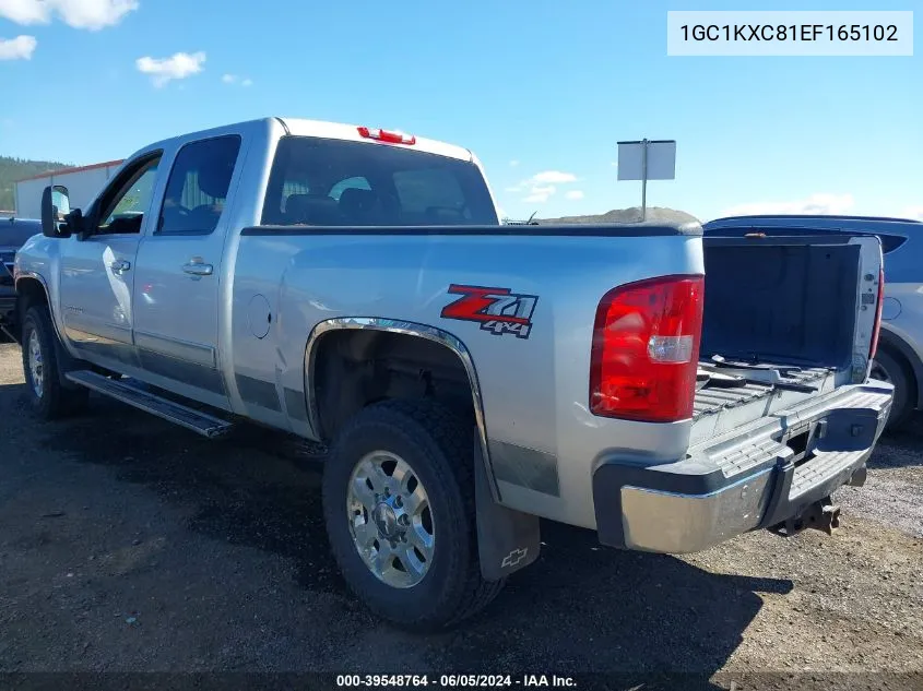 1GC1KXC81EF165102 2014 Chevrolet Silverado 2500Hd Lt