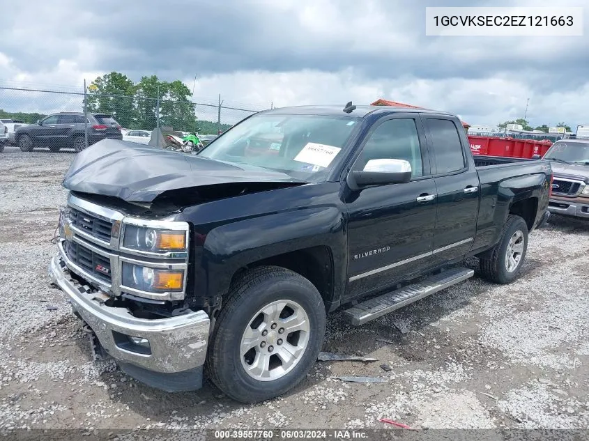 2014 Chevrolet Silverado 1500 2Lz VIN: 1GCVKSEC2EZ121663 Lot: 39557760