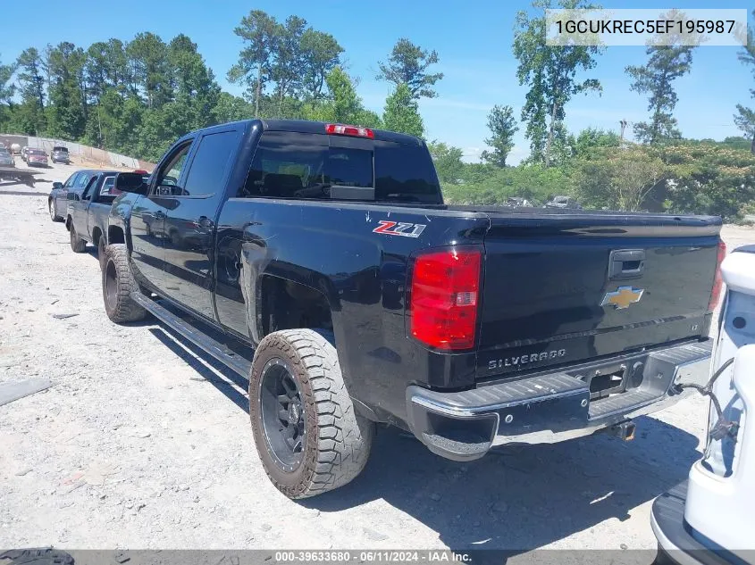 2014 Chevrolet Silverado 1500 2Lt VIN: 1GCUKREC5EF195987 Lot: 39633680