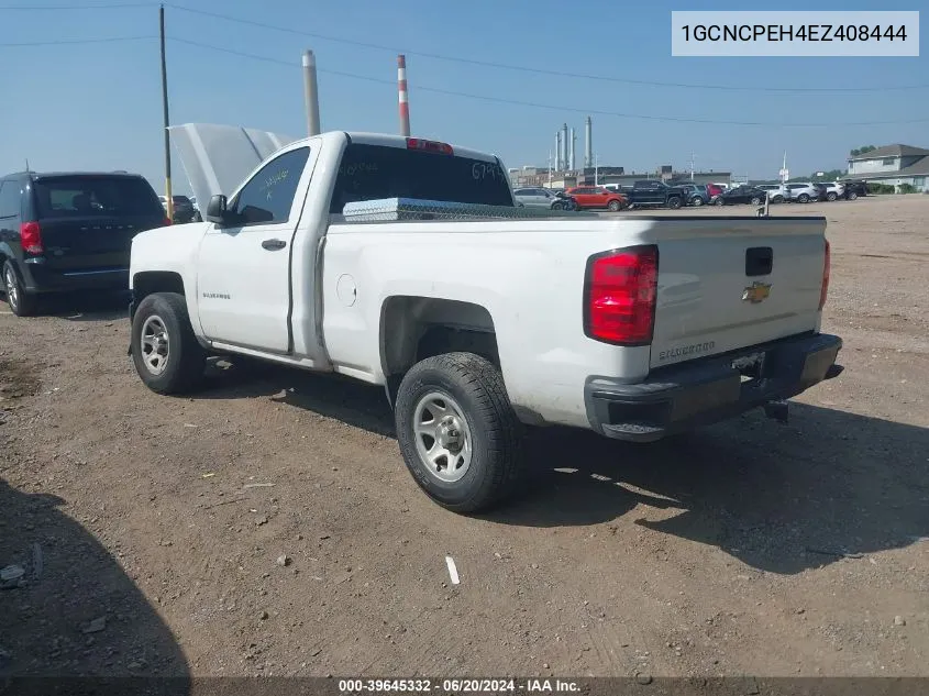 2014 Chevrolet Silverado 1500 Work Truck 1Wt VIN: 1GCNCPEH4EZ408444 Lot: 39645332