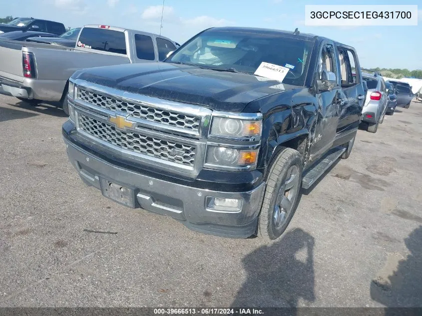 3GCPCSEC1EG431700 2014 Chevrolet Silverado 1500 1Lz