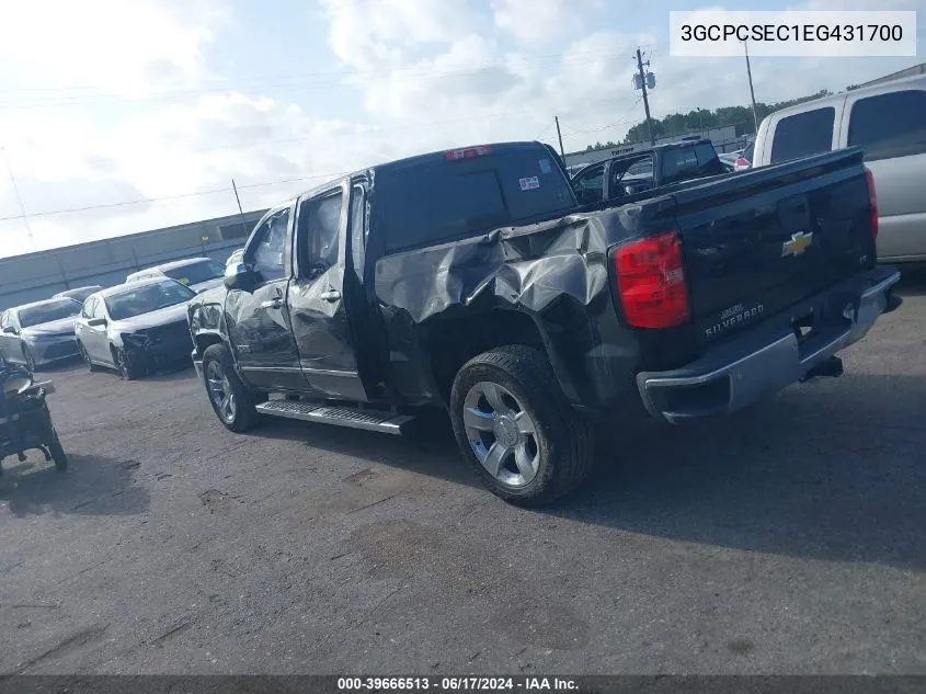 3GCPCSEC1EG431700 2014 Chevrolet Silverado 1500 1Lz