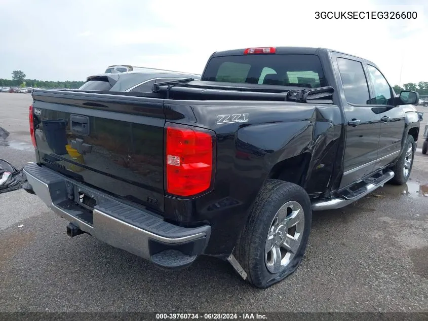 2014 Chevrolet Silverado 1500 2Lz VIN: 3GCUKSEC1EG326600 Lot: 39760734