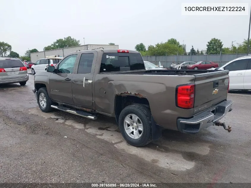 2014 Chevrolet Silverado 1500 1Lt VIN: 1GCRCREHXEZ122224 Lot: 39765895