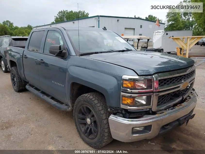 2014 Chevrolet Silverado 1500 1Lt VIN: 3GCUKREC4EG139697 Lot: 39767851