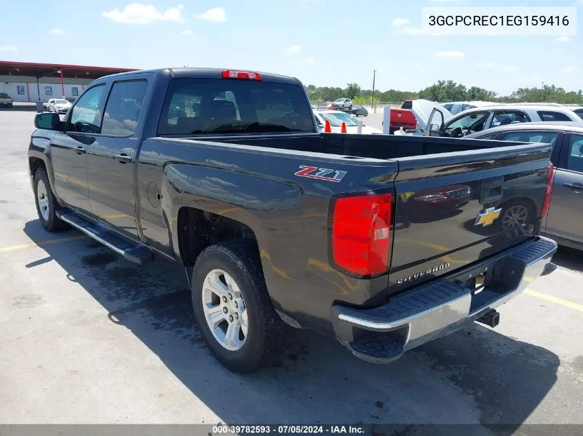 2014 Chevrolet Silverado 1500 2Lt VIN: 3GCPCREC1EG159416 Lot: 39782593