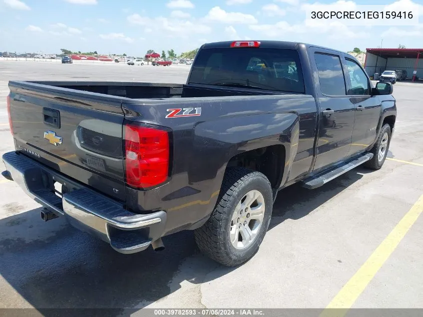 2014 Chevrolet Silverado 1500 2Lt VIN: 3GCPCREC1EG159416 Lot: 39782593