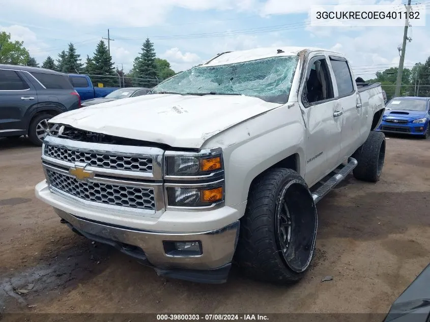 2014 Chevrolet Silverado 1500 1Lt VIN: 3GCUKREC0EG401182 Lot: 39800303