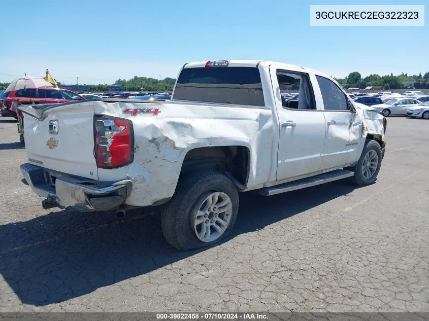 2014 Chevrolet Silverado 1500 1Lt/2Lt VIN: 3GCUKREC2EG322323 Lot: 39822458