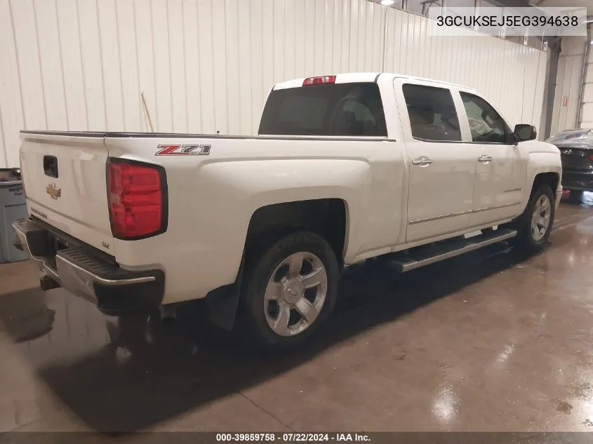 2014 Chevrolet Silverado 1500 2Lz VIN: 3GCUKSEJ5EG394638 Lot: 39859758