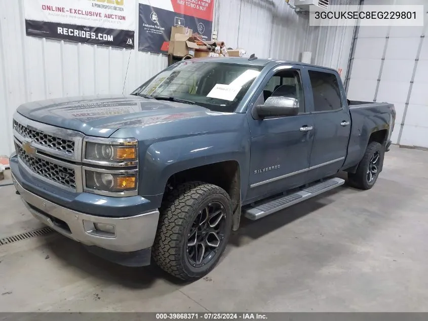 2014 Chevrolet Silverado 1500 1Lz/2Lz VIN: 3GCUKSEC8EG229801 Lot: 39868371