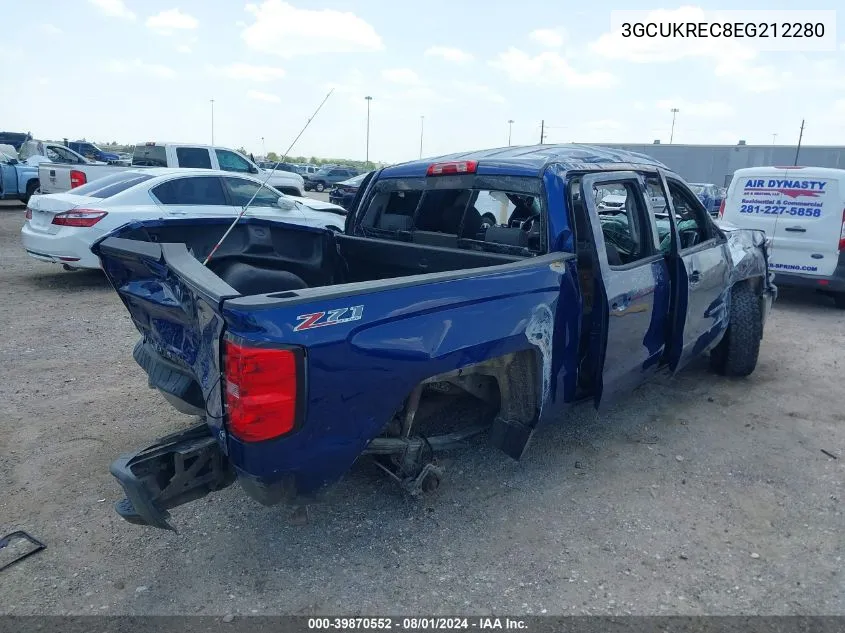 2014 Chevrolet Silverado 1500 2Lt VIN: 3GCUKREC8EG212280 Lot: 39870552