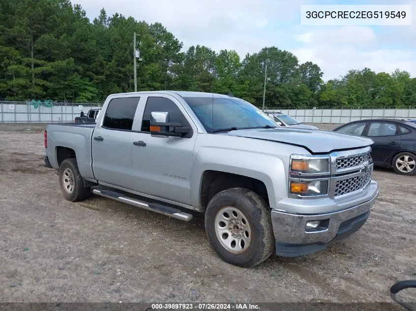 2014 Chevrolet Silverado 1500 C1500 Lt VIN: 3GCPCREC2EG519549 Lot: 39897923