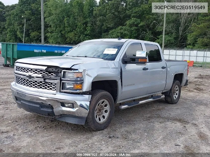 2014 Chevrolet Silverado 1500 C1500 Lt VIN: 3GCPCREC2EG519549 Lot: 39897923