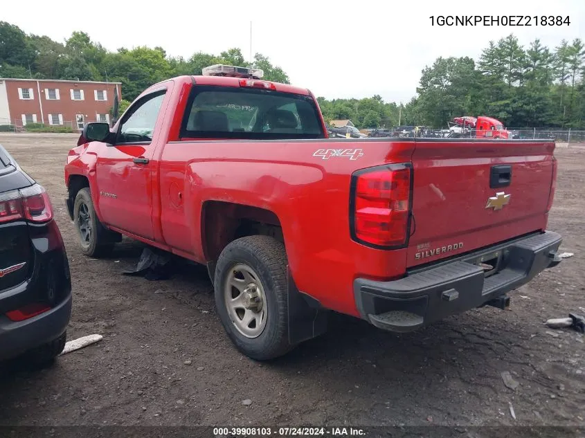 2014 Chevrolet Silverado 1500 Work Truck 1Wt VIN: 1GCNKPEH0EZ218384 Lot: 39908103