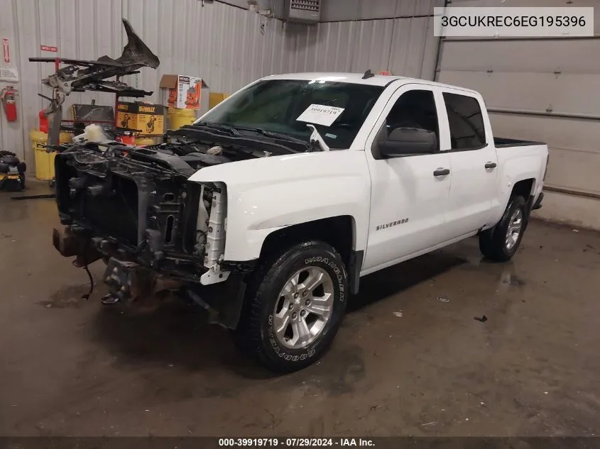 2014 Chevrolet Silverado 1500 2Lt VIN: 3GCUKREC6EG195396 Lot: 39919719