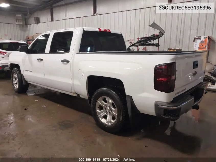 2014 Chevrolet Silverado 1500 2Lt VIN: 3GCUKREC6EG195396 Lot: 39919719