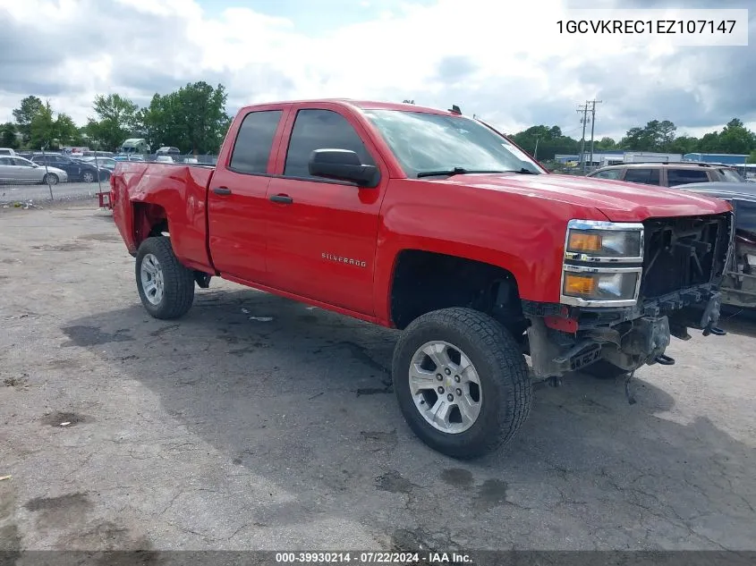 2014 Chevrolet Silverado 1500 2Lt VIN: 1GCVKREC1EZ107147 Lot: 39930214