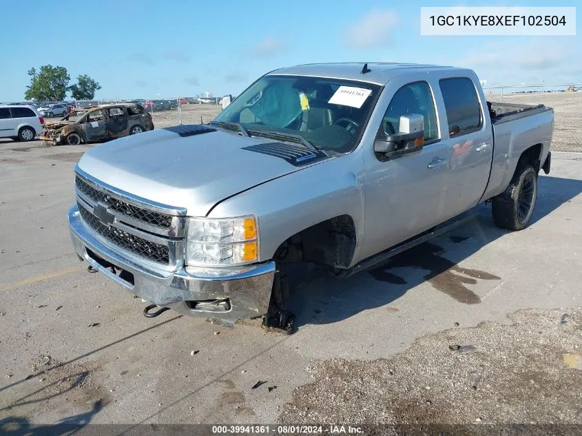 1GC1KYE8XEF102504 2014 Chevrolet Silverado 2500Hd Ltz