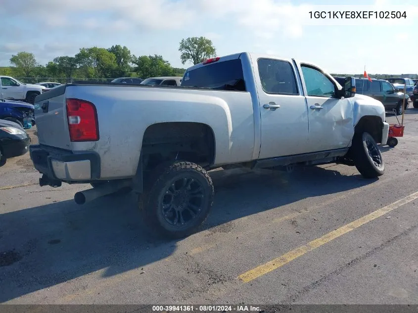 2014 Chevrolet Silverado 2500Hd Ltz VIN: 1GC1KYE8XEF102504 Lot: 39941361