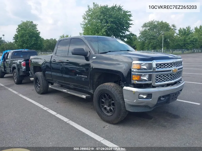 2014 Chevrolet Silverado 1500 1Lt VIN: 1GCVKREC7EZ265203 Lot: 39950219