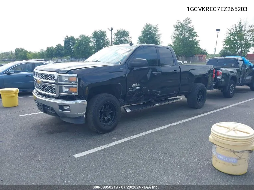 2014 Chevrolet Silverado 1500 1Lt VIN: 1GCVKREC7EZ265203 Lot: 39950219