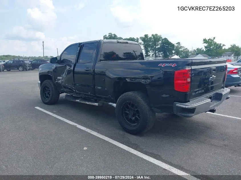 2014 Chevrolet Silverado 1500 1Lt VIN: 1GCVKREC7EZ265203 Lot: 39950219