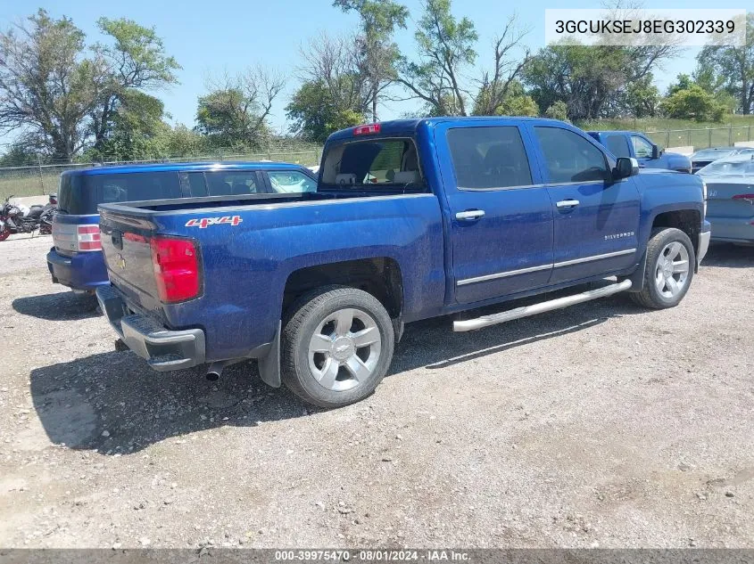 2014 Chevrolet Silverado 1500 1Lz/2Lz VIN: 3GCUKSEJ8EG302339 Lot: 39975470